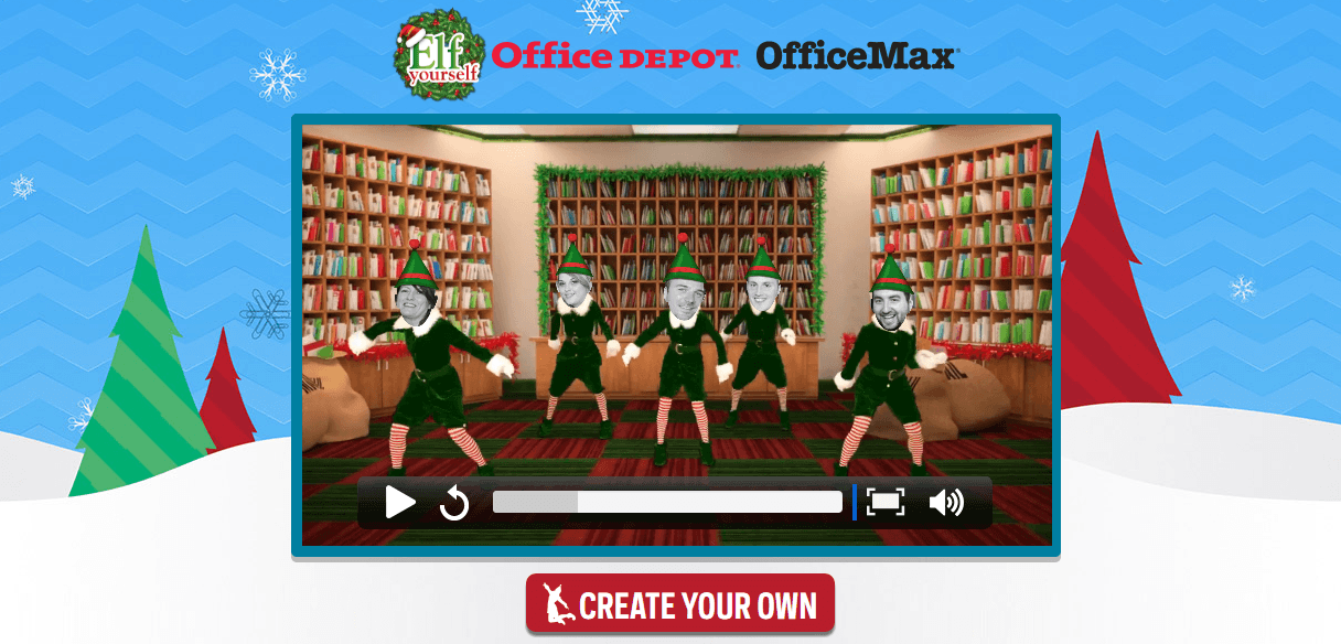 Elf yourself - Staring the team at Callmaster Mobile